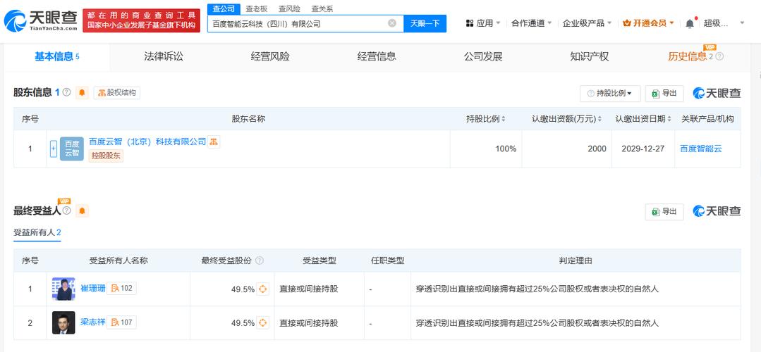 注册资本2000万人民币,经营范围包括软件开发,人工智能应用软件开发